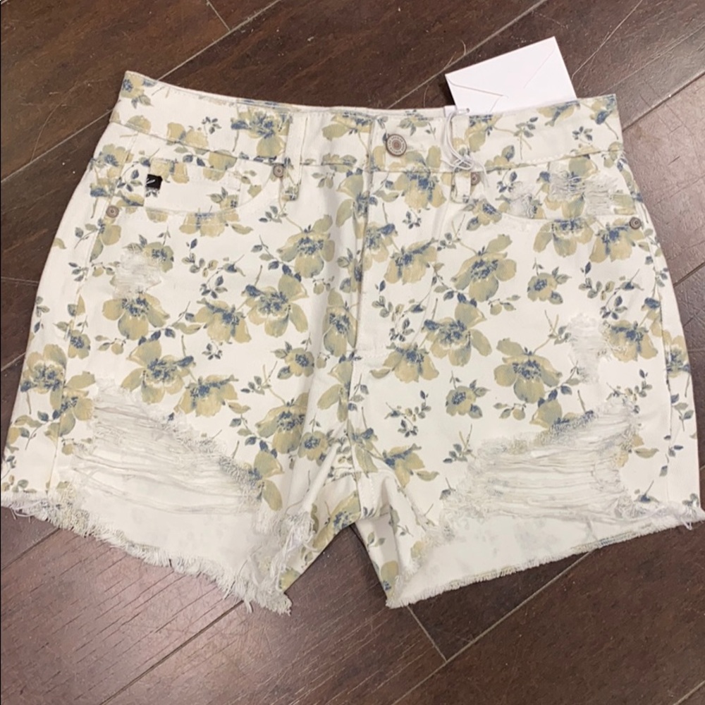 Floral Kancan shorts